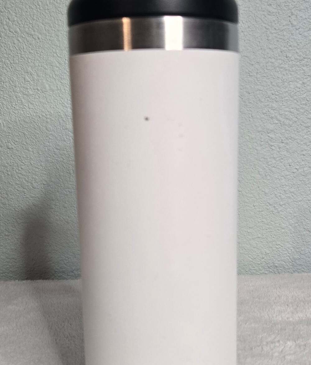 YETI Rambler 18 oz Water Bottle with Chug Cap White